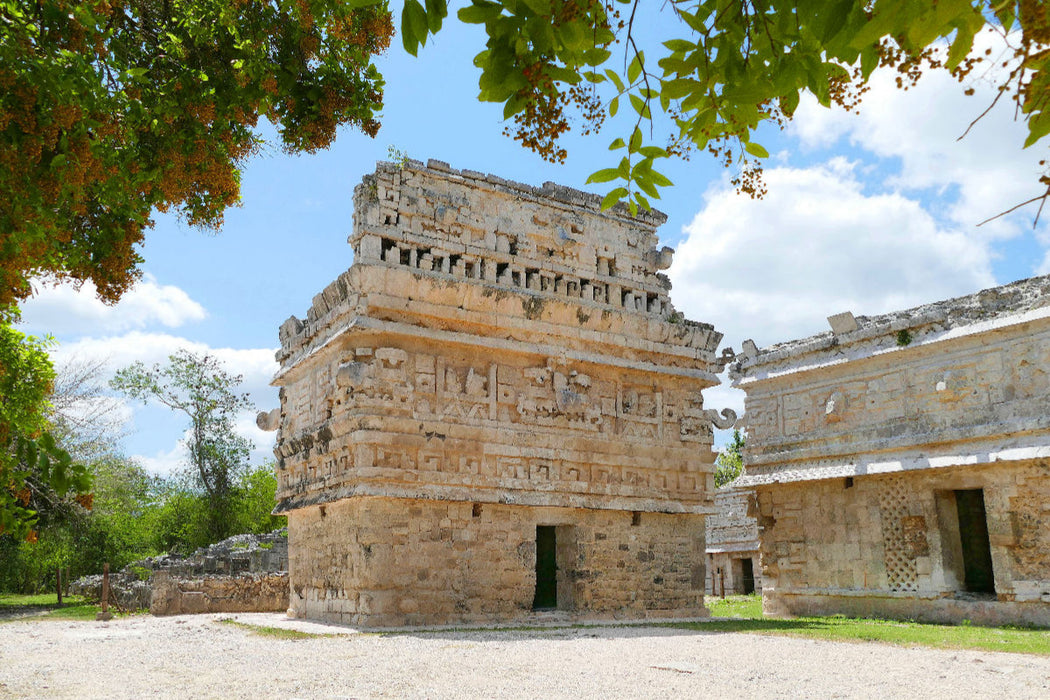 Premium Textil-Leinwand Chichen Itza, La Iglesia