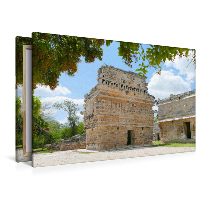 Premium Textil-Leinwand Chichen Itza, La Iglesia