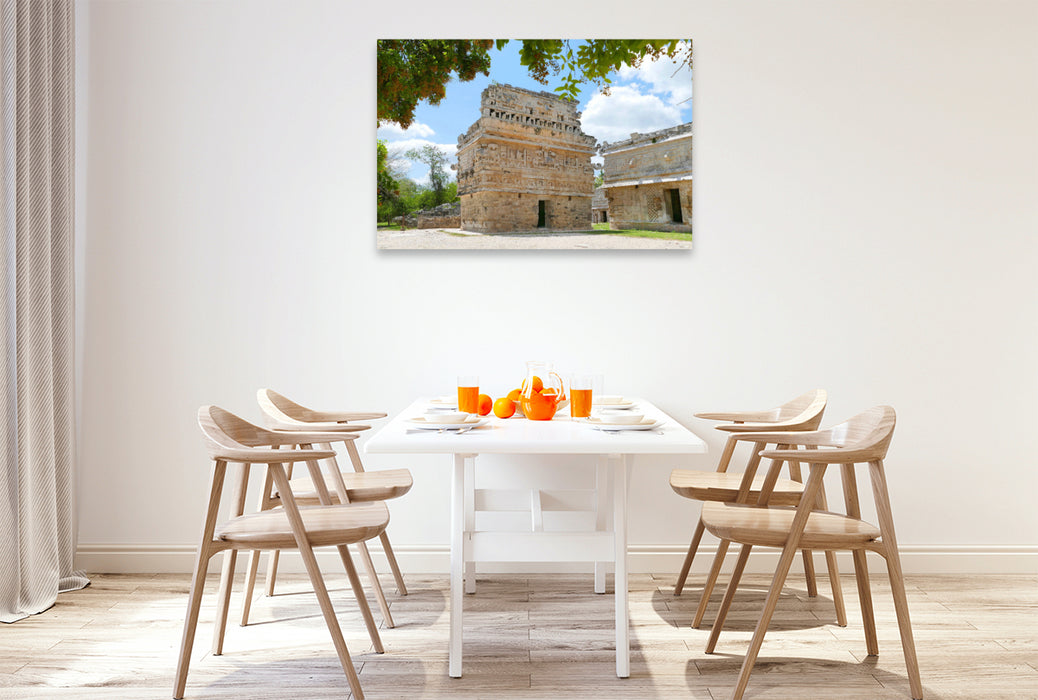 Premium Textil-Leinwand Chichen Itza, La Iglesia