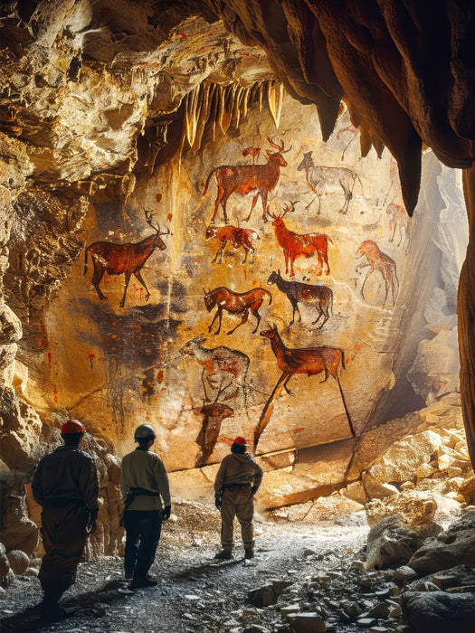 Faszinierende Höhlenmalerei - CALVENDO Foto-Puzzle'