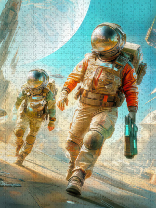 Science-Fiction-Zukunftsvisionen - CALVENDO Foto-Puzzle'