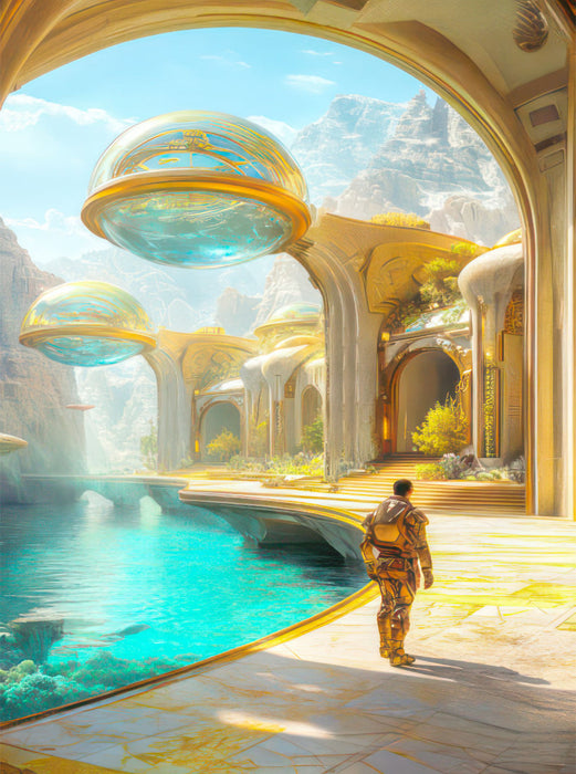 Science-Fiction-Visionen der Zukunft - CALVENDO Foto-Puzzle'