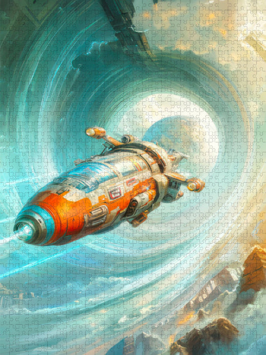 Science-Fiction-Zukunftsvision - CALVENDO Foto-Puzzle'