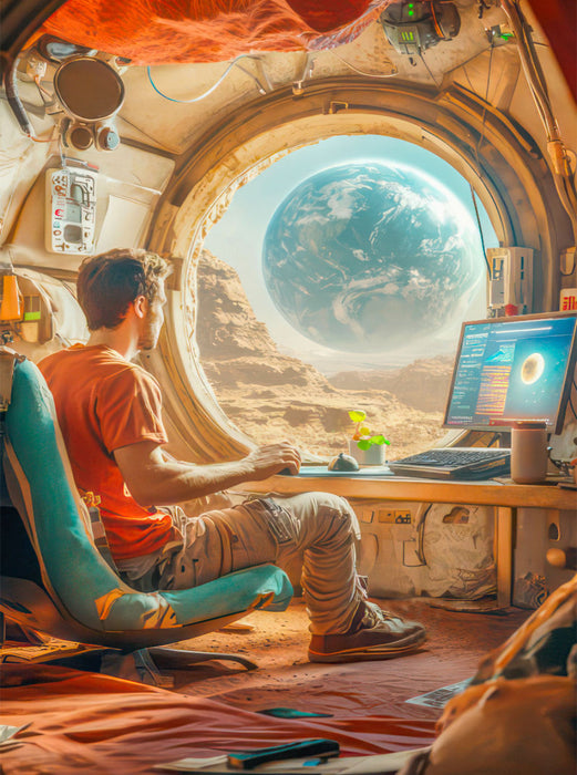 Science-Fiction-Visionen der Zukunft - CALVENDO Foto-Puzzle'