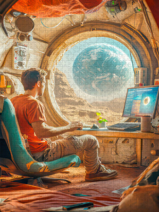 Science-Fiction-Visionen der Zukunft - CALVENDO Foto-Puzzle'
