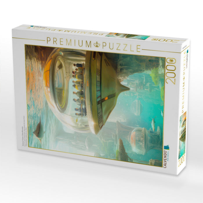 Science-Fiction-Zukunftsvision - CALVENDO Foto-Puzzle'