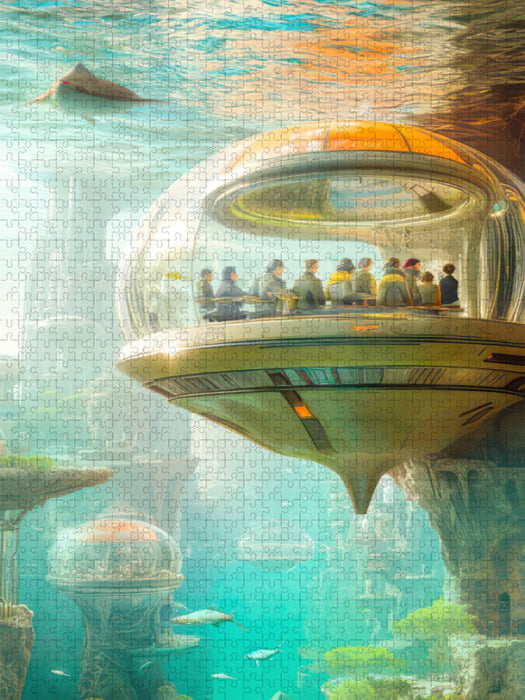 Science-Fiction-Zukunftsvision - CALVENDO Foto-Puzzle'