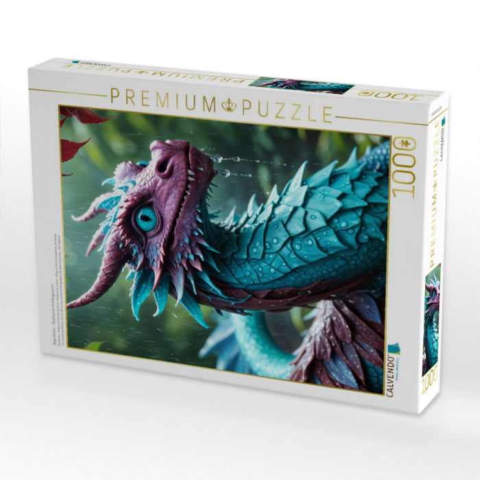 Regenhüter – Drachen im Frühlingssturm - CALVENDO Foto-Puzzle'