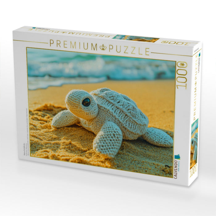 Kleine Schildkröte - CALVENDO Foto-Puzzle'