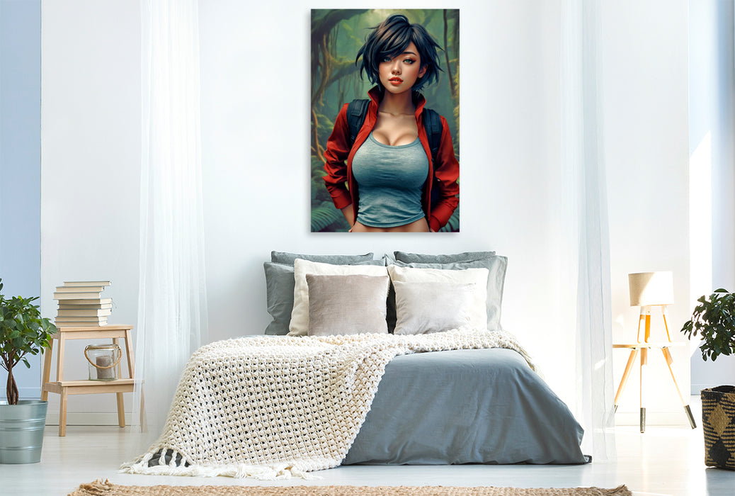 Premium Textil-Leinwand Kassandra