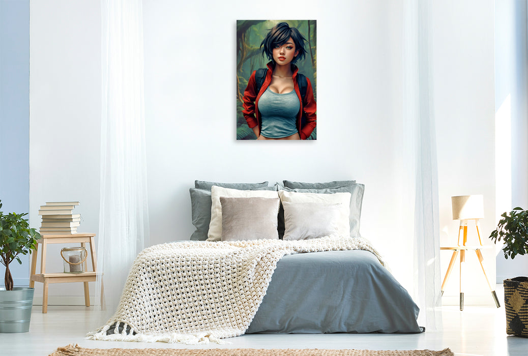 Premium Textil-Leinwand Kassandra