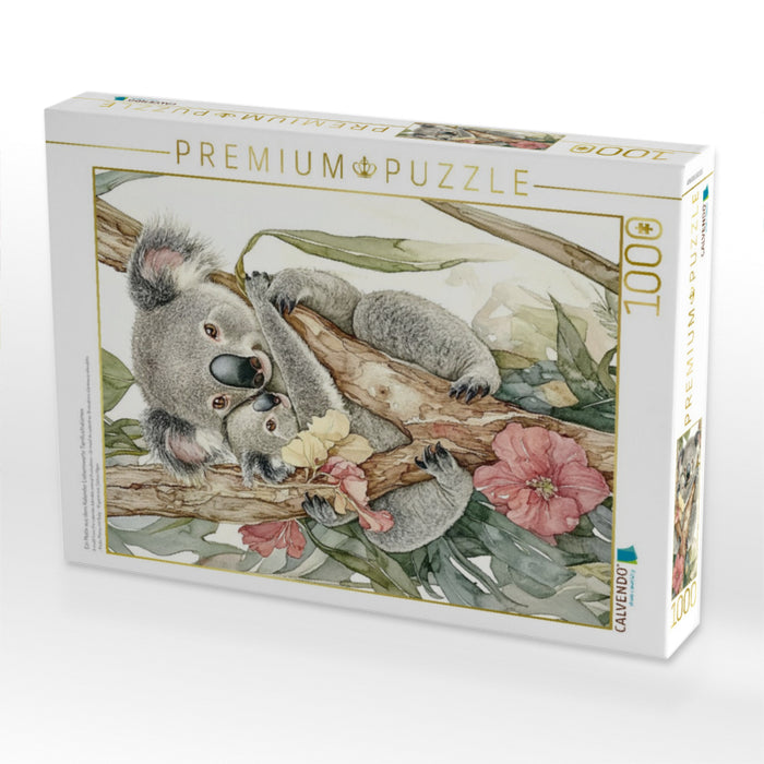Ein Motiv aus dem Kalender Liebenswerte Tierillustrationen - CALVENDO Foto-Puzzle'