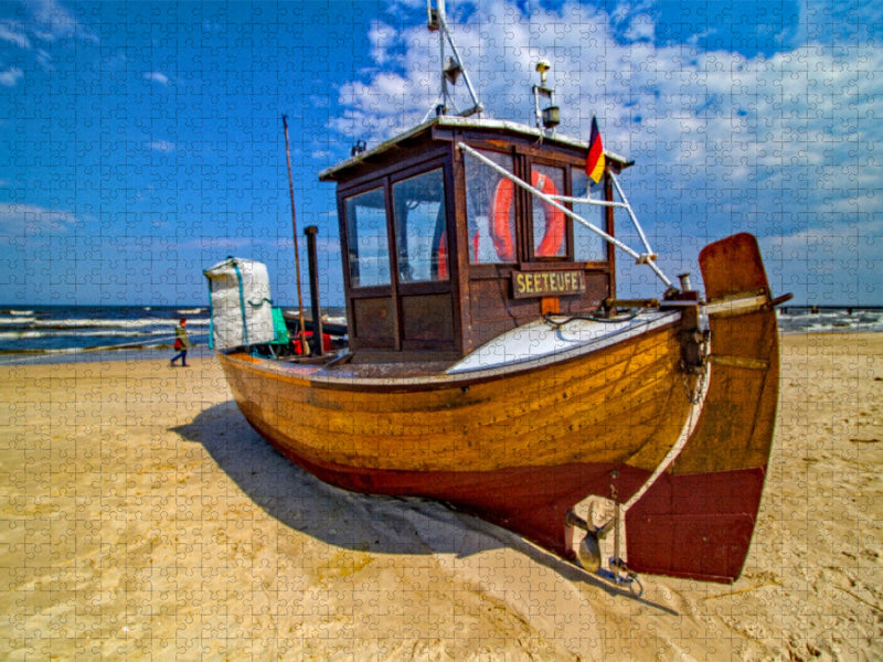 Fischkutter Seeteufel - CALVENDO Foto-Puzzle'