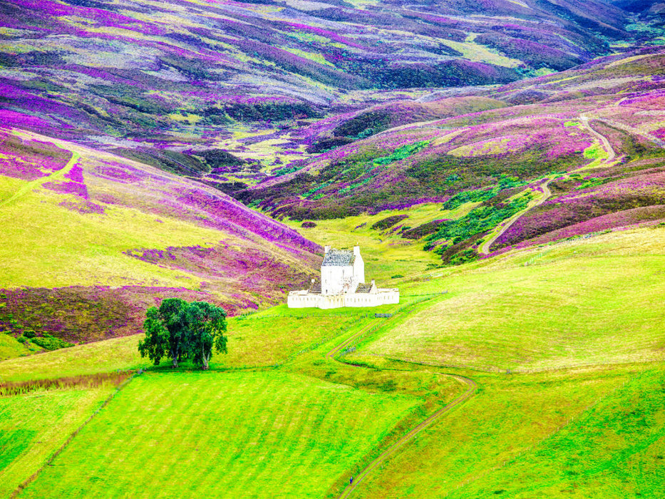 Corgarff Castle in Aberdeenshire in Schottland - CALVENDO Foto-Puzzle'