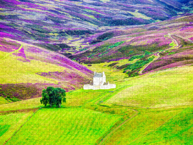 Corgarff Castle in Aberdeenshire in Schottland - CALVENDO Foto-Puzzle'