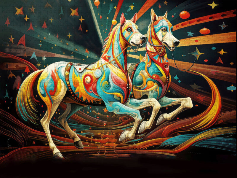 Zirkuszauber mit Fantasie - CALVENDO Foto-Puzzle'