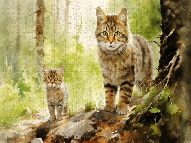 Ein Motiv aus dem Kalender "Zwölf Monate im Wald" - CALVENDO Foto-Puzzle'