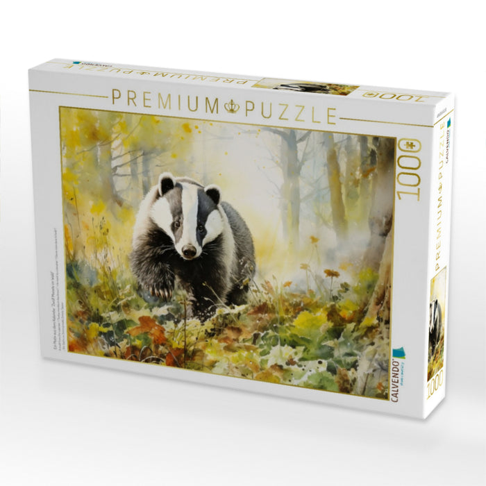 Ein Motiv aus dem Kalender "Zwölf Monate im Wald" - CALVENDO Foto-Puzzle'
