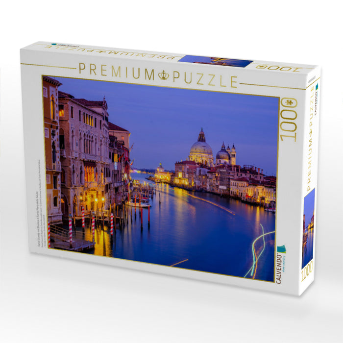 Grand Canal avec la Basilique de Santa Maria della Salute - Puzzle photo CALVENDO' 