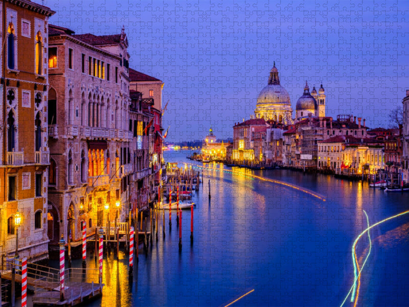 Canal Grande mit Basilica di Santa Maria della Salute - CALVENDO Foto-Puzzle'