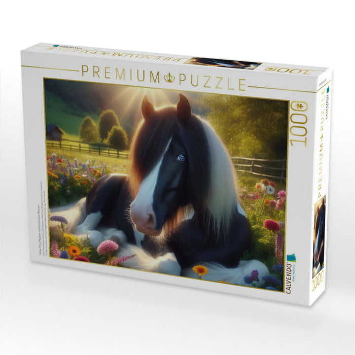 Tinker Pony Meadow und ihre bunten Blumen - CALVENDO Foto-Puzzle'
