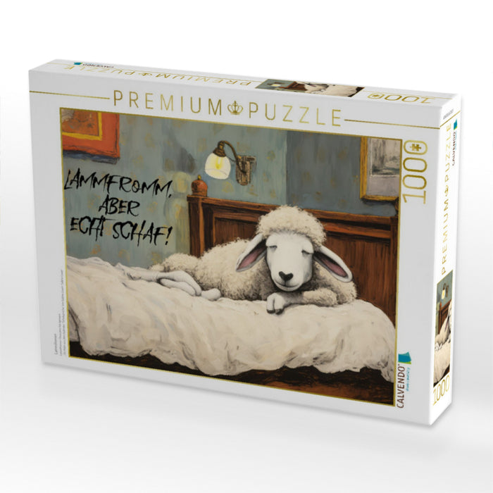 Lammfromm - CALVENDO Foto-Puzzle'