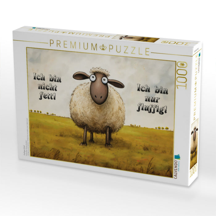 Fluffiges Schaf - CALVENDO Foto-Puzzle'