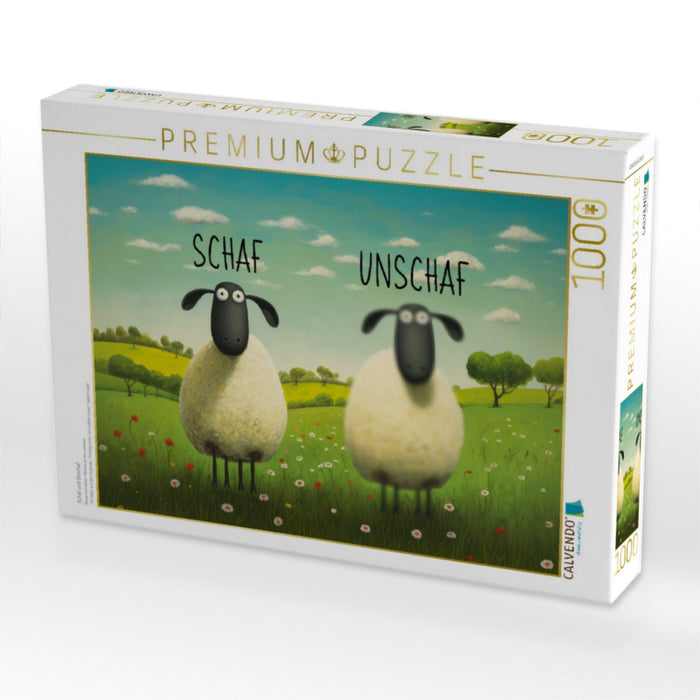 Schaf und Unschaf - CALVENDO Foto-Puzzle'