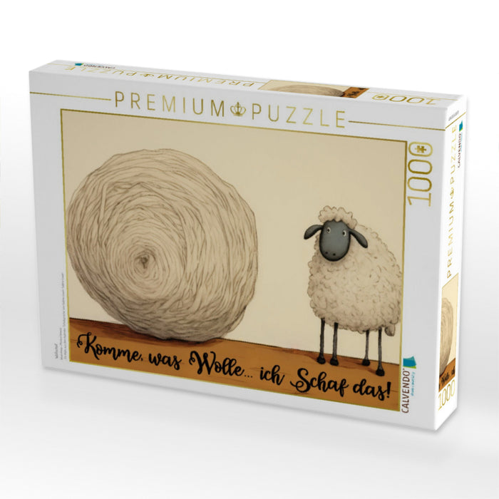 Wollschaf - CALVENDO Foto-Puzzle'