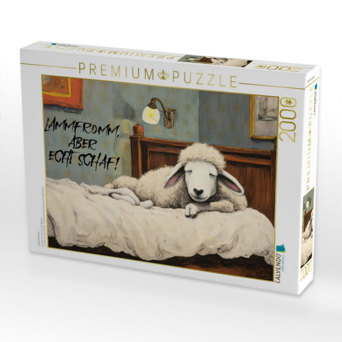 Lammfromm - CALVENDO Foto-Puzzle'