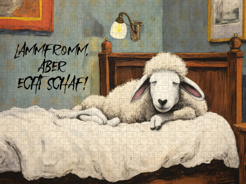 Lammfromm - CALVENDO Foto-Puzzle'