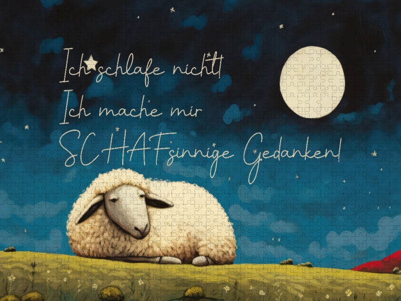 Schafsinnige Gedanken - CALVENDO Foto-Puzzle'