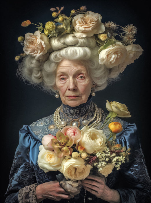 Baroness Brunhilde von Blumenkohl - CALVENDO Foto-Puzzle'