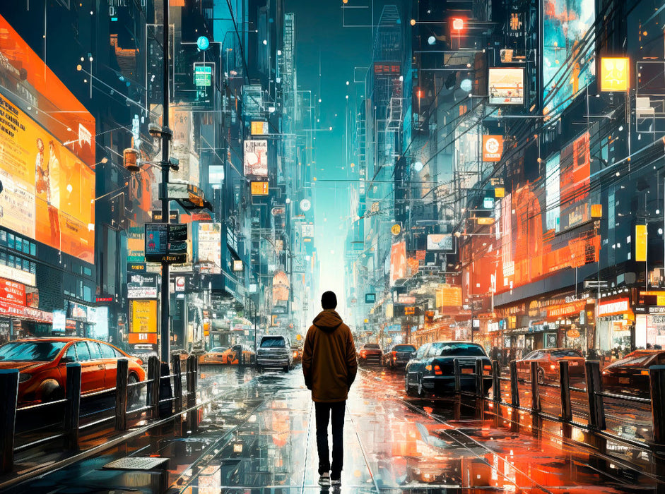 METAVERSE KUNST Urban - CALVENDO Foto-Puzzle'