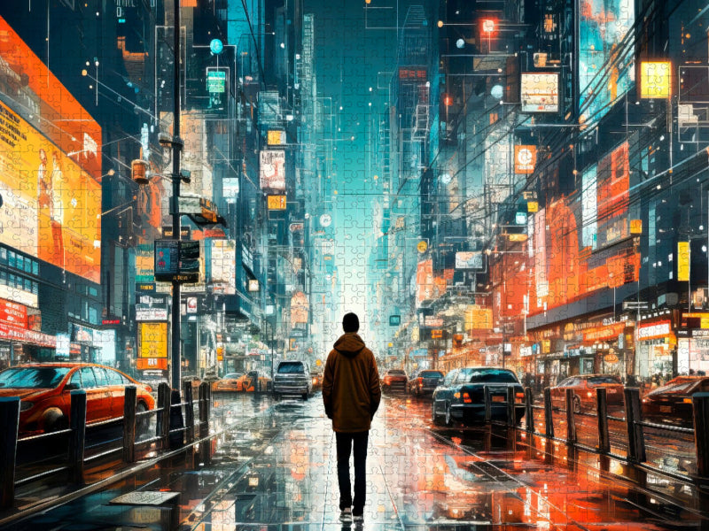 METAVERSE KUNST Urban - CALVENDO Foto-Puzzle'