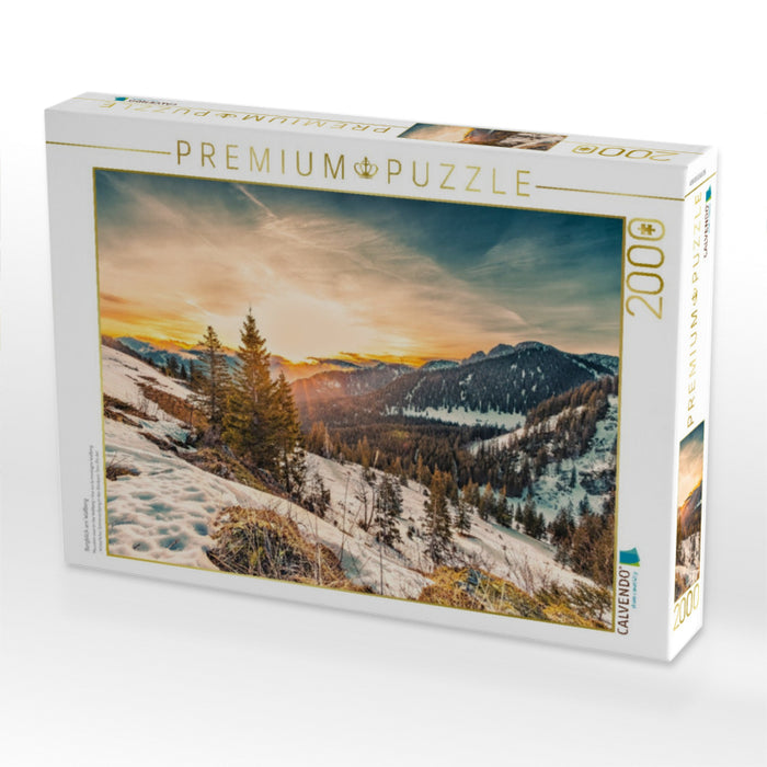 Bergblick am Wallberg - CALVENDO Foto-Puzzle'