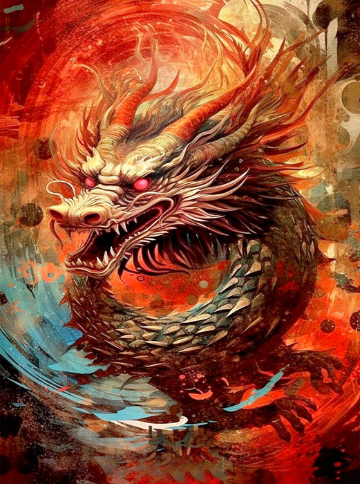 Chinesischer Drache - CALVENDO Foto-Puzzle'