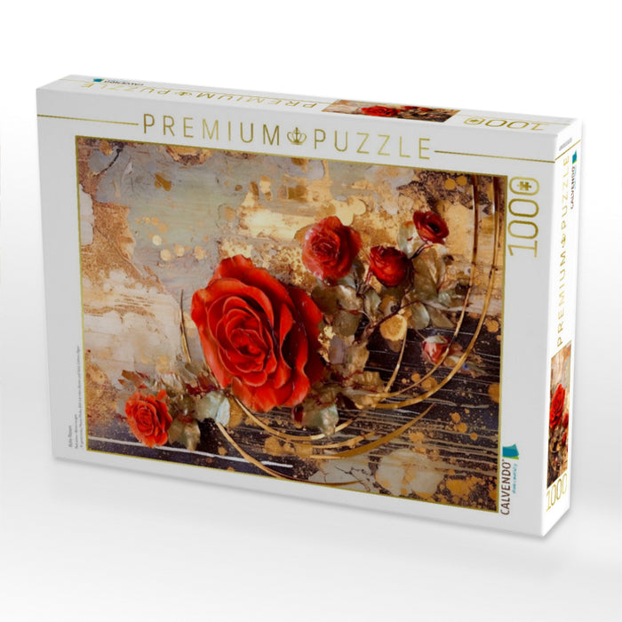 Rote Rosen - CALVENDO Foto-Puzzle'