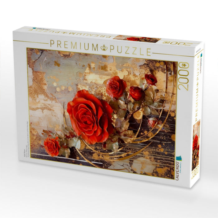 Rote Rosen - CALVENDO Foto-Puzzle'