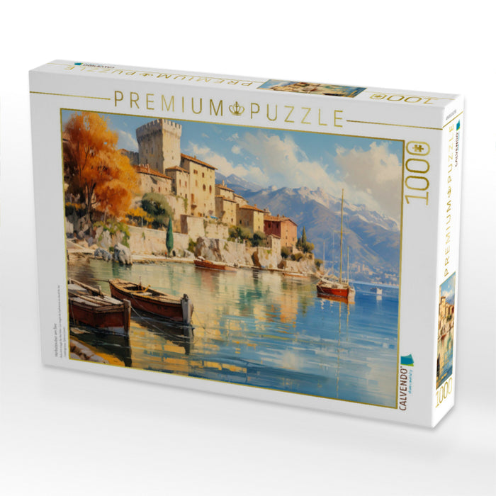 Herbstzauber am See - CALVENDO Foto-Puzzle'