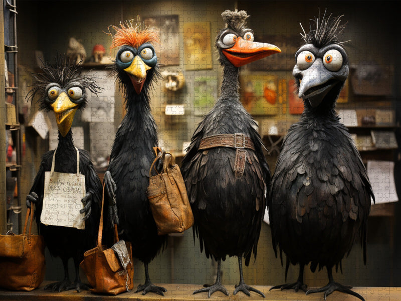 Shopping Truppe - CALVENDO Foto-Puzzle'