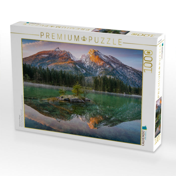 Hintersee am Morgen - CALVENDO Foto-Puzzle'