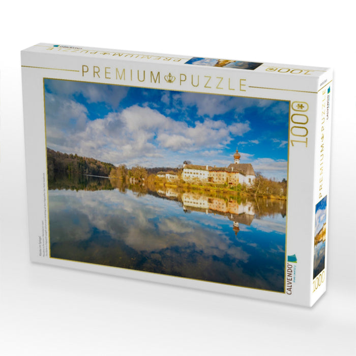 Kloster im Spiegel - CALVENDO Foto-Puzzle'