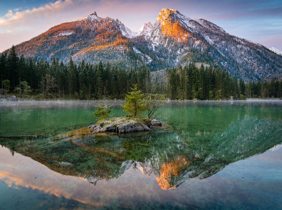 Hintersee am Morgen - CALVENDO Foto-Puzzle'
