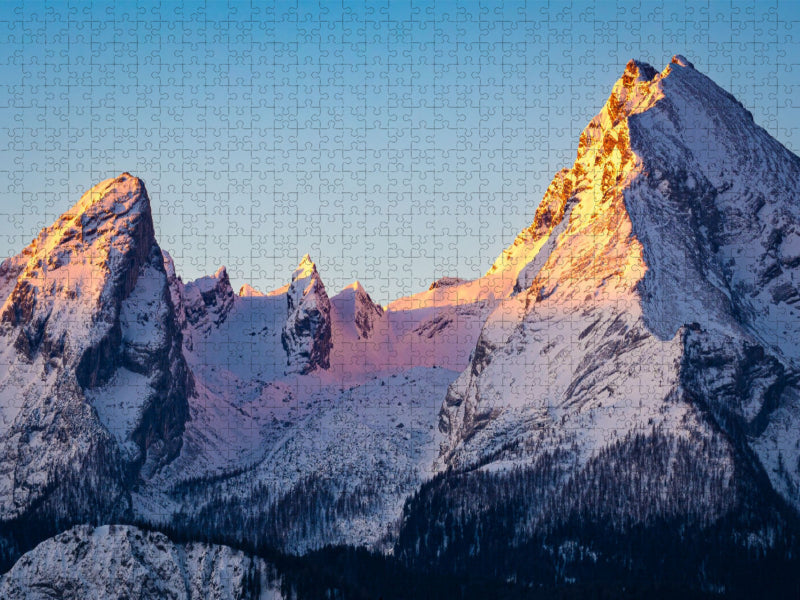 Watzmann am Morgen - CALVENDO Foto-Puzzle'