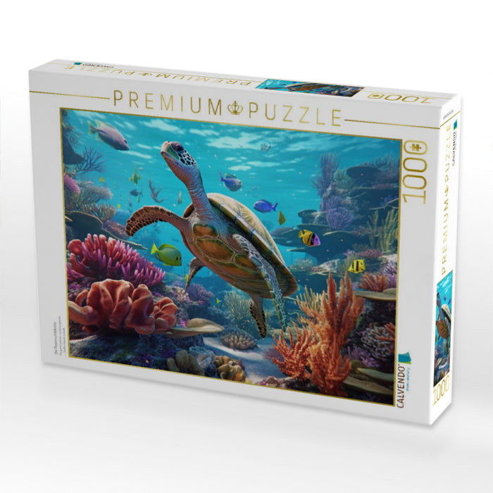 Die Riesenschildkröte - CALVENDO Foto-Puzzle'