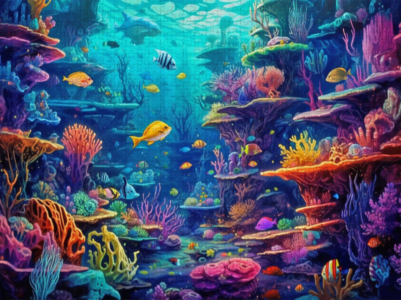 Ein Motiv aus dem Kalender Unten im Meer ist was los - CALVENDO Foto-Puzzle'