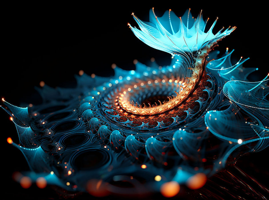 Organische Fibonacci Struktur - CALVENDO Foto-Puzzle'