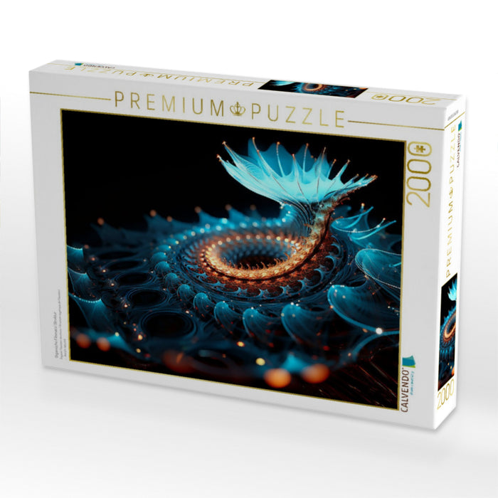 Organische Fibonacci Struktur - CALVENDO Foto-Puzzle'