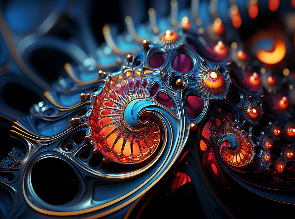 Julia Fraktal 3D - CALVENDO Foto-Puzzle'